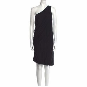 VIVIENNE TAM One-Shoulder Mini Dress
